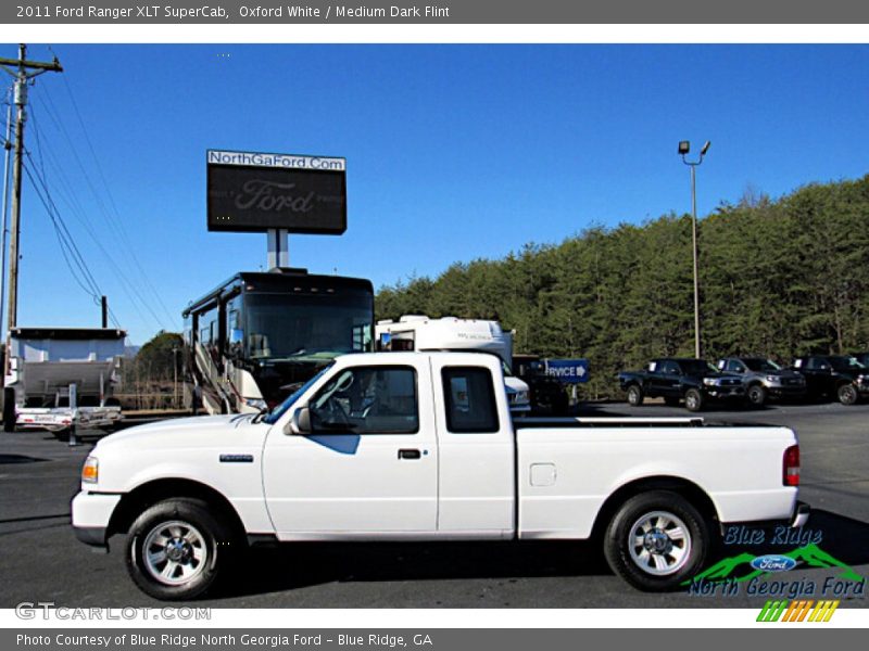 Oxford White / Medium Dark Flint 2011 Ford Ranger XLT SuperCab