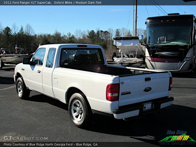 Oxford White / Medium Dark Flint 2011 Ford Ranger XLT SuperCab