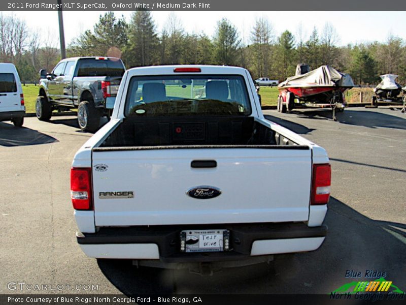 Oxford White / Medium Dark Flint 2011 Ford Ranger XLT SuperCab