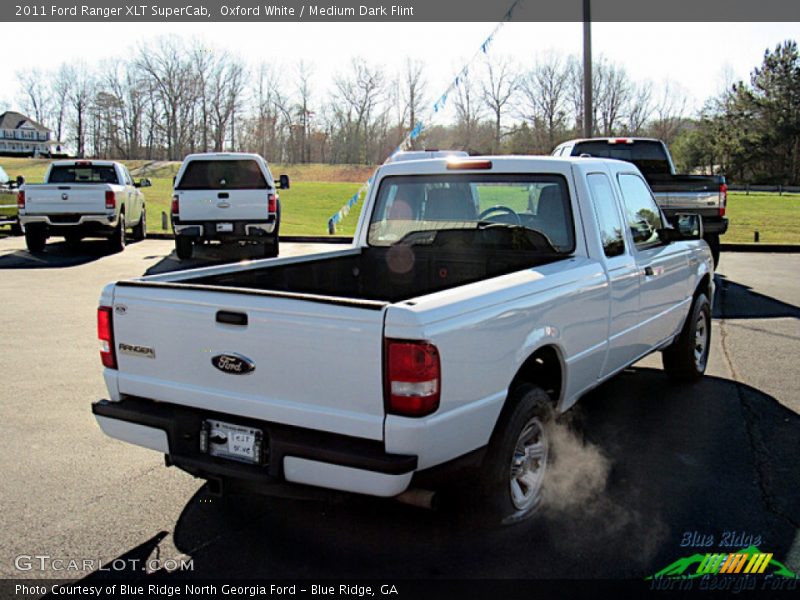 Oxford White / Medium Dark Flint 2011 Ford Ranger XLT SuperCab