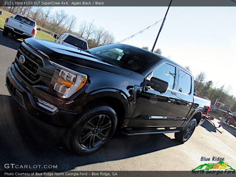 Agate Black / Black 2021 Ford F150 XLT SuperCrew 4x4