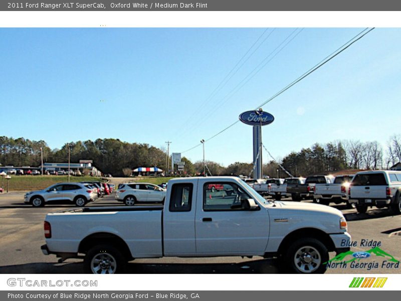 Oxford White / Medium Dark Flint 2011 Ford Ranger XLT SuperCab