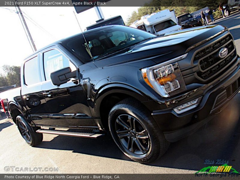 Agate Black / Black 2021 Ford F150 XLT SuperCrew 4x4