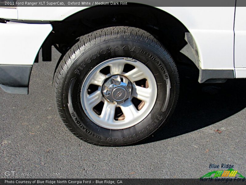Oxford White / Medium Dark Flint 2011 Ford Ranger XLT SuperCab