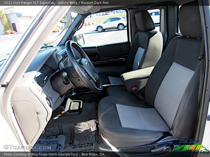 Oxford White / Medium Dark Flint 2011 Ford Ranger XLT SuperCab