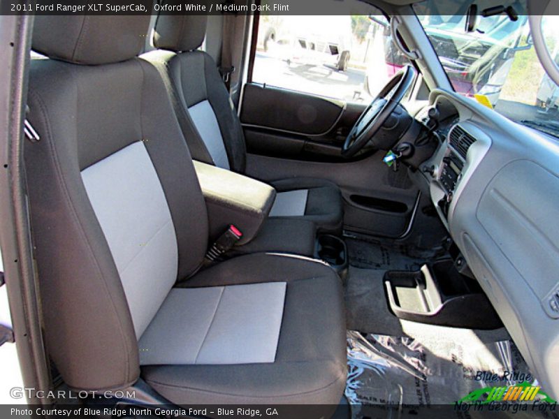 Oxford White / Medium Dark Flint 2011 Ford Ranger XLT SuperCab
