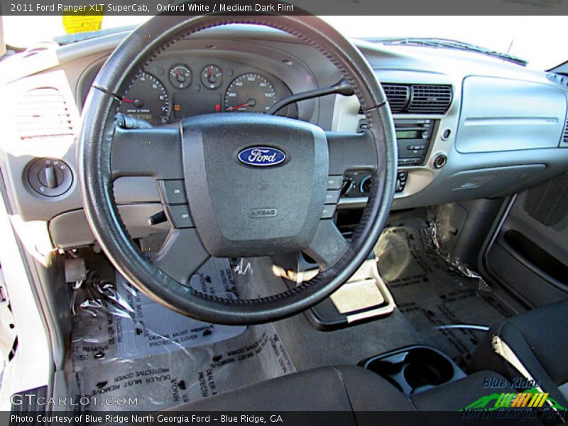 Oxford White / Medium Dark Flint 2011 Ford Ranger XLT SuperCab