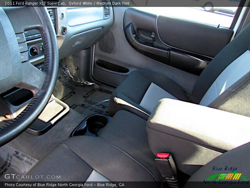 Oxford White / Medium Dark Flint 2011 Ford Ranger XLT SuperCab
