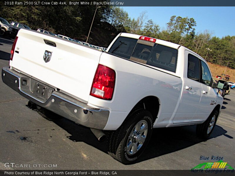 Bright White / Black/Diesel Gray 2018 Ram 2500 SLT Crew Cab 4x4