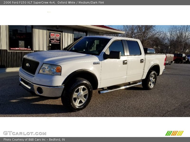 Oxford White / Medium/Dark Flint 2006 Ford F150 XLT SuperCrew 4x4