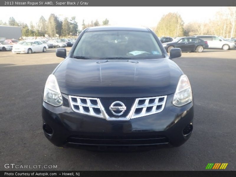 Super Black / Gray 2013 Nissan Rogue SV AWD
