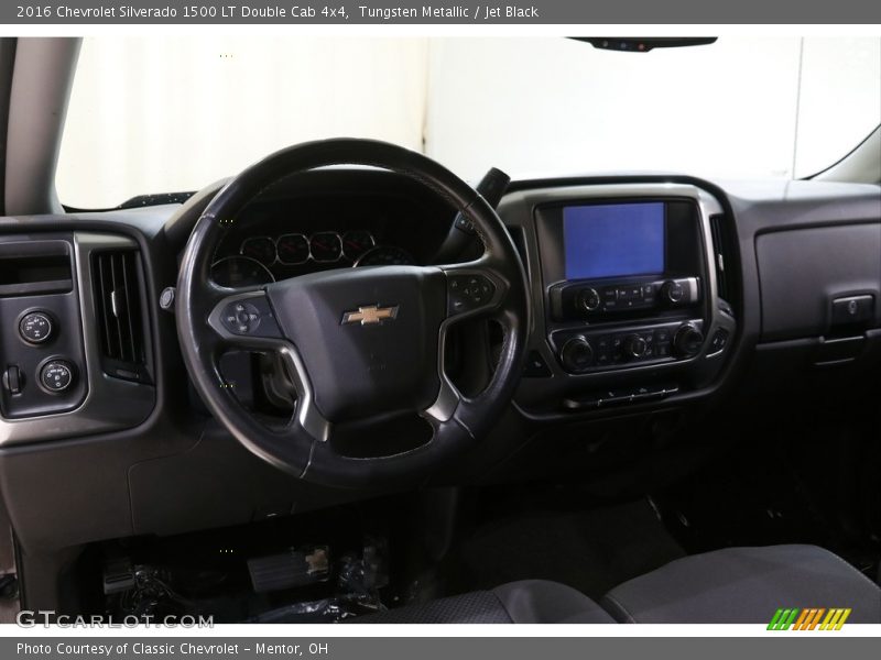 Tungsten Metallic / Jet Black 2016 Chevrolet Silverado 1500 LT Double Cab 4x4
