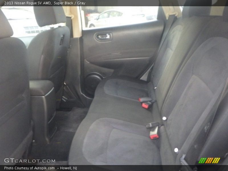 Super Black / Gray 2013 Nissan Rogue SV AWD