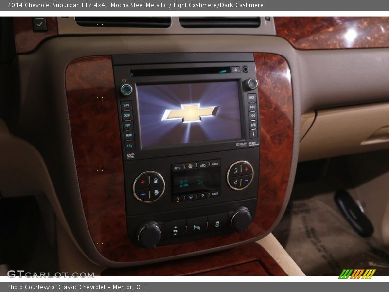 Mocha Steel Metallic / Light Cashmere/Dark Cashmere 2014 Chevrolet Suburban LTZ 4x4