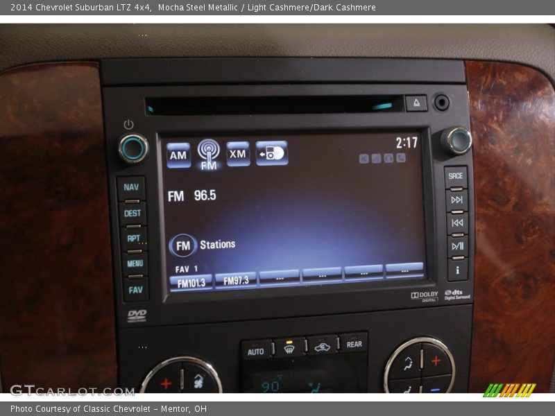 Mocha Steel Metallic / Light Cashmere/Dark Cashmere 2014 Chevrolet Suburban LTZ 4x4