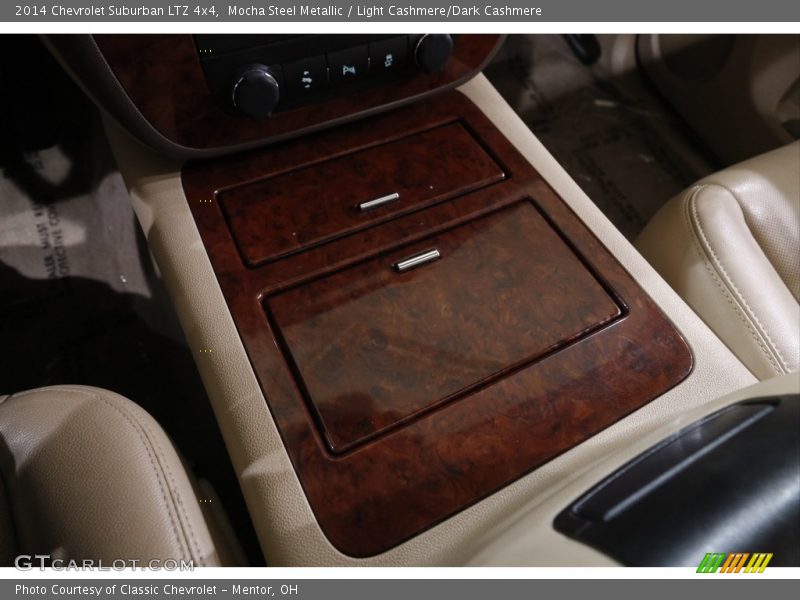 Mocha Steel Metallic / Light Cashmere/Dark Cashmere 2014 Chevrolet Suburban LTZ 4x4