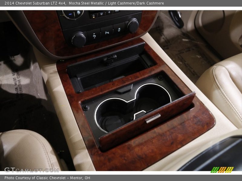 Mocha Steel Metallic / Light Cashmere/Dark Cashmere 2014 Chevrolet Suburban LTZ 4x4