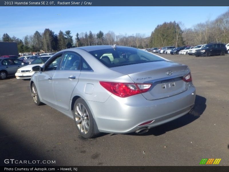 Radiant Silver / Gray 2013 Hyundai Sonata SE 2.0T