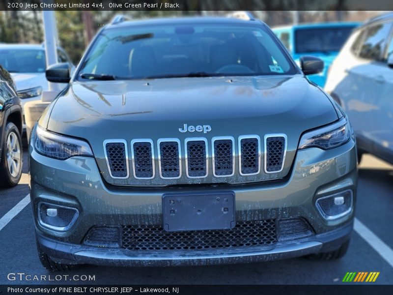 Olive Green Pearl / Black 2020 Jeep Cherokee Limited 4x4