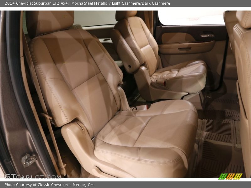 Mocha Steel Metallic / Light Cashmere/Dark Cashmere 2014 Chevrolet Suburban LTZ 4x4