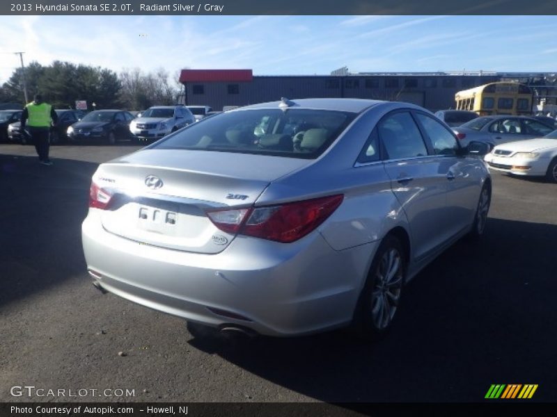 Radiant Silver / Gray 2013 Hyundai Sonata SE 2.0T