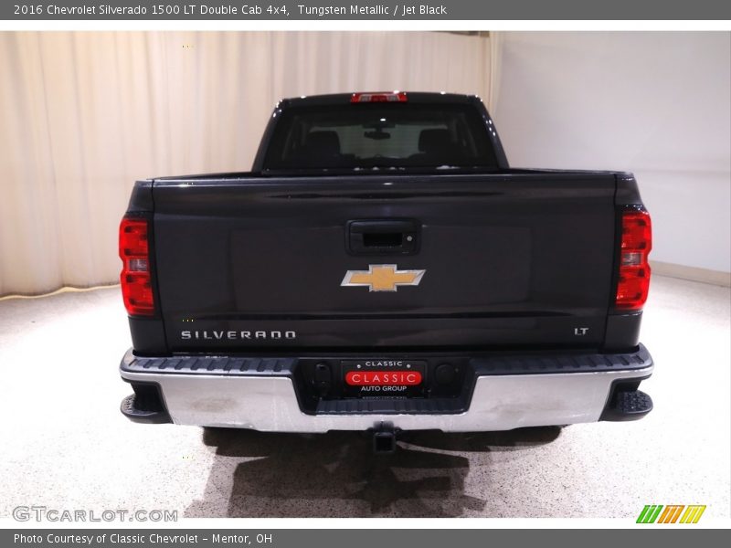 Tungsten Metallic / Jet Black 2016 Chevrolet Silverado 1500 LT Double Cab 4x4