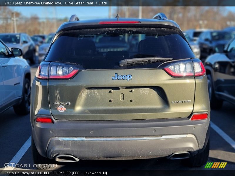 Olive Green Pearl / Black 2020 Jeep Cherokee Limited 4x4