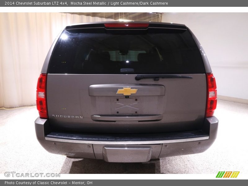 Mocha Steel Metallic / Light Cashmere/Dark Cashmere 2014 Chevrolet Suburban LTZ 4x4