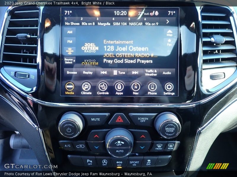 Bright White / Black 2020 Jeep Grand Cherokee Trailhawk 4x4