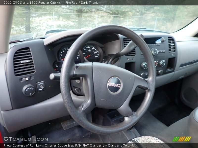 Fire Red / Dark Titanium 2010 GMC Sierra 1500 Regular Cab 4x4