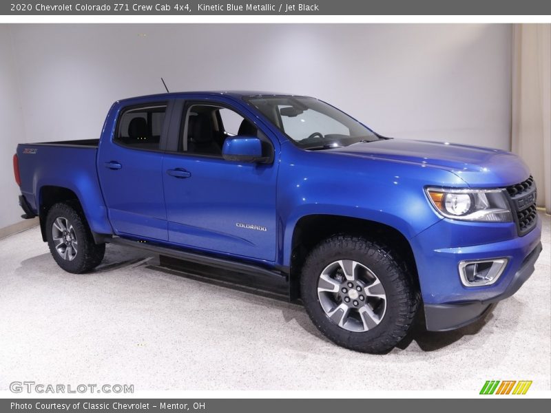 Kinetic Blue Metallic / Jet Black 2020 Chevrolet Colorado Z71 Crew Cab 4x4