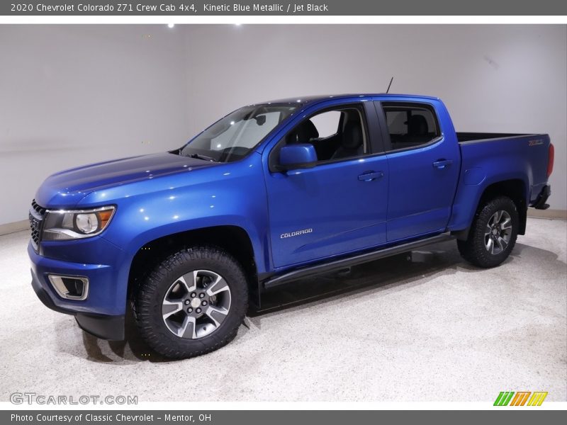 Kinetic Blue Metallic / Jet Black 2020 Chevrolet Colorado Z71 Crew Cab 4x4