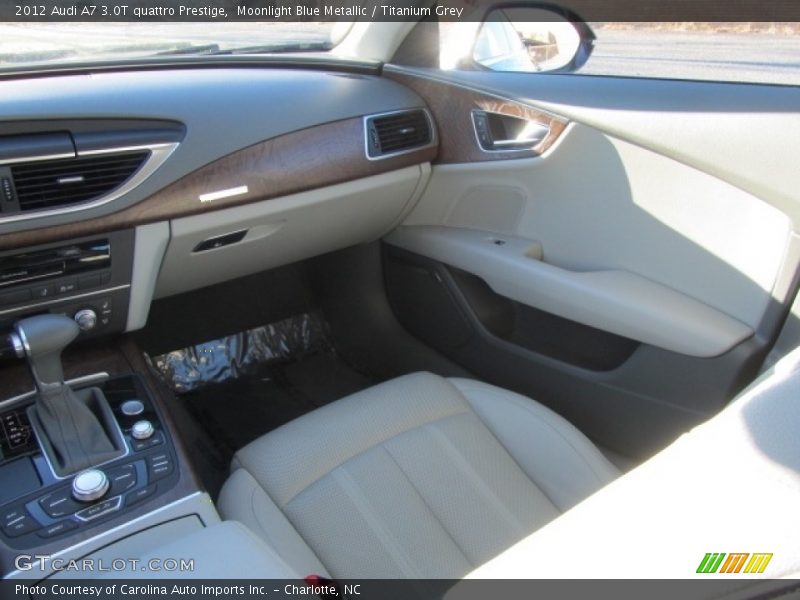 Moonlight Blue Metallic / Titanium Grey 2012 Audi A7 3.0T quattro Prestige