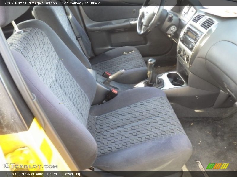 Vivid Yellow / Off Black 2002 Mazda Protege 5 Wagon