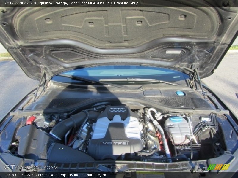 Moonlight Blue Metallic / Titanium Grey 2012 Audi A7 3.0T quattro Prestige