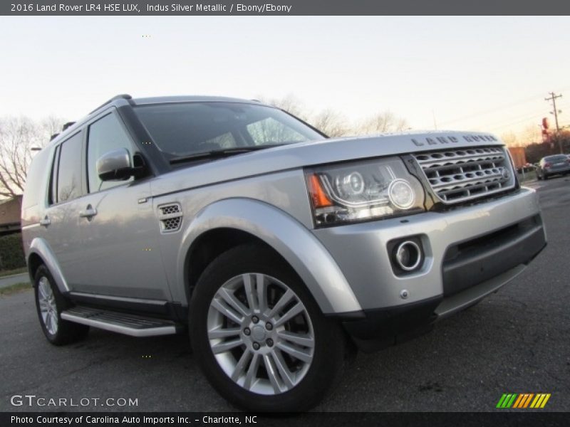 Indus Silver Metallic / Ebony/Ebony 2016 Land Rover LR4 HSE LUX