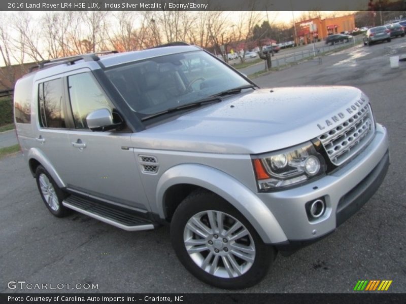 Indus Silver Metallic / Ebony/Ebony 2016 Land Rover LR4 HSE LUX