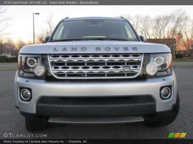 Indus Silver Metallic / Ebony/Ebony 2016 Land Rover LR4 HSE LUX