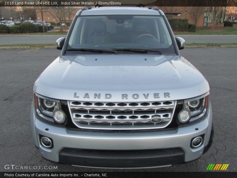 Indus Silver Metallic / Ebony/Ebony 2016 Land Rover LR4 HSE LUX