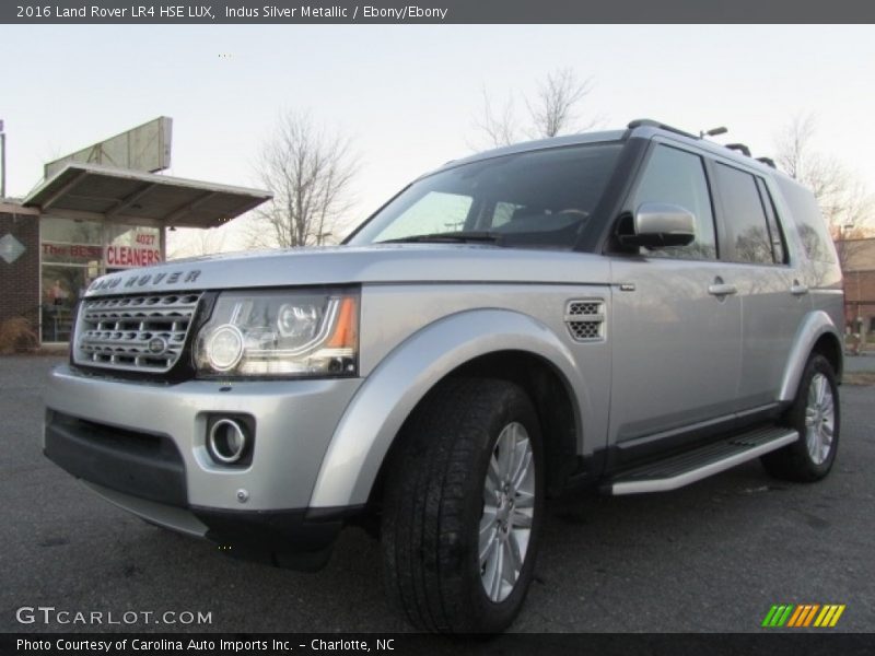 Indus Silver Metallic / Ebony/Ebony 2016 Land Rover LR4 HSE LUX