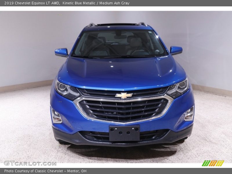 Kinetic Blue Metallic / Medium Ash Gray 2019 Chevrolet Equinox LT AWD