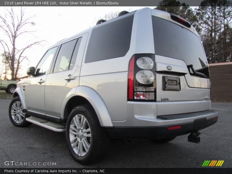Indus Silver Metallic / Ebony/Ebony 2016 Land Rover LR4 HSE LUX