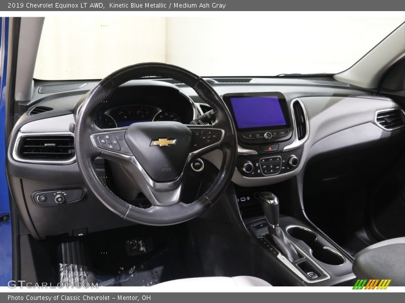 Kinetic Blue Metallic / Medium Ash Gray 2019 Chevrolet Equinox LT AWD