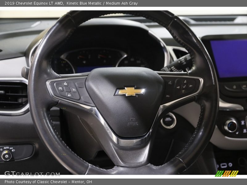 Kinetic Blue Metallic / Medium Ash Gray 2019 Chevrolet Equinox LT AWD