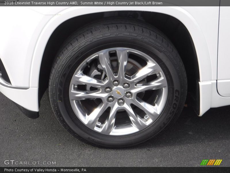 Summit White / High Country Jet Black/Loft Brown 2018 Chevrolet Traverse High Country AWD