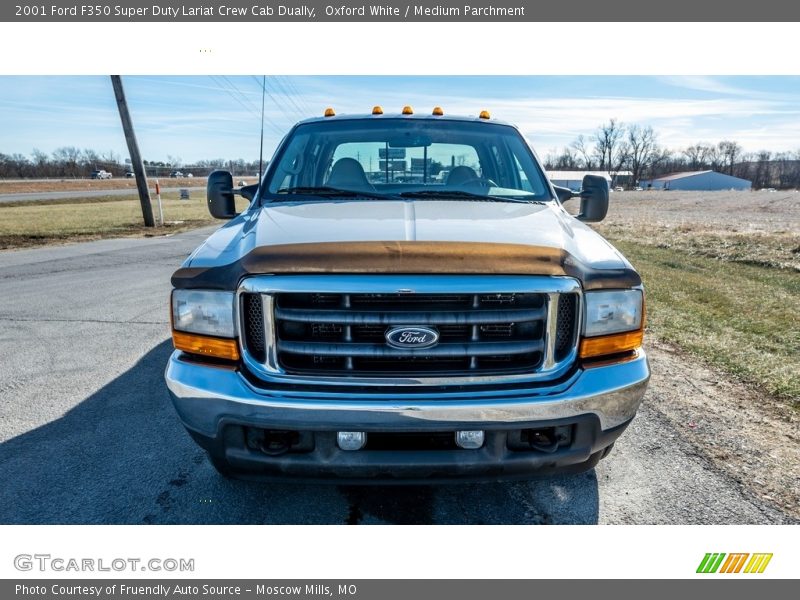 Oxford White / Medium Parchment 2001 Ford F350 Super Duty Lariat Crew Cab Dually