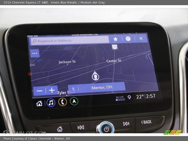 Kinetic Blue Metallic / Medium Ash Gray 2019 Chevrolet Equinox LT AWD