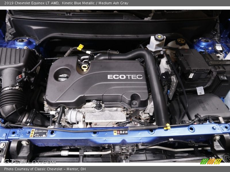 Kinetic Blue Metallic / Medium Ash Gray 2019 Chevrolet Equinox LT AWD