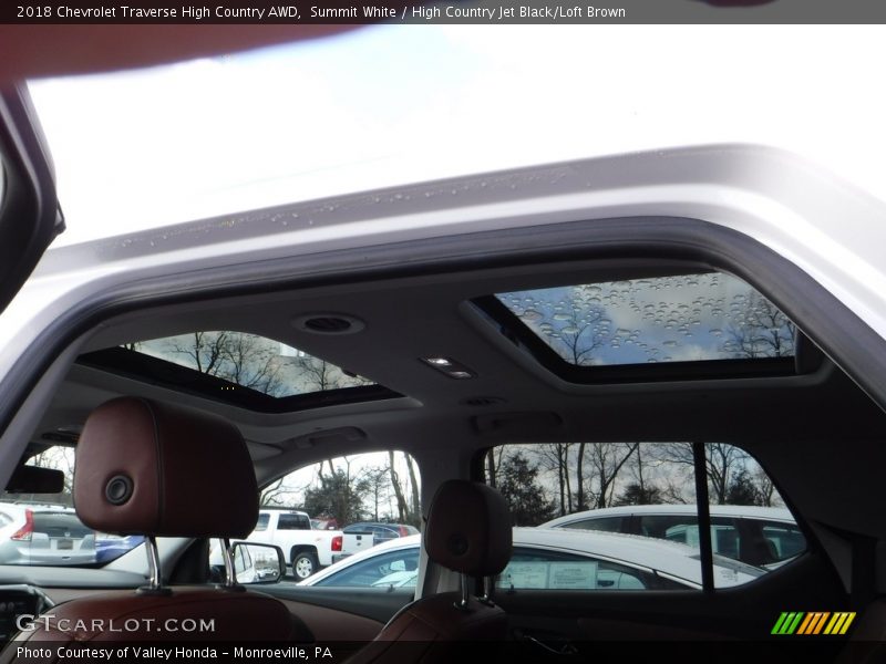 Summit White / High Country Jet Black/Loft Brown 2018 Chevrolet Traverse High Country AWD