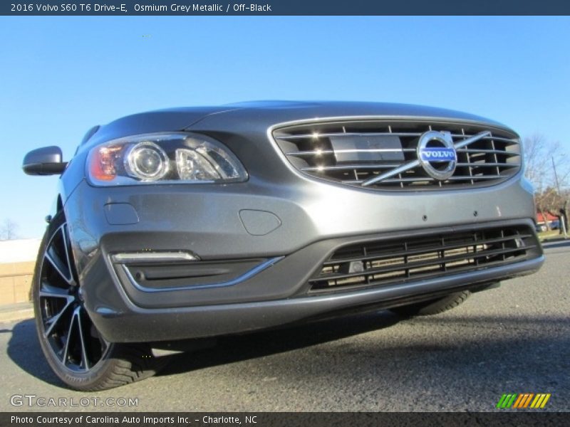 Osmium Grey Metallic / Off-Black 2016 Volvo S60 T6 Drive-E